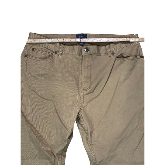 G.H. Bass & Co. Mens Khaki Straight-Leg Pants Size 36x30 Cotton/Spandex Blend - Picture 10 of 11